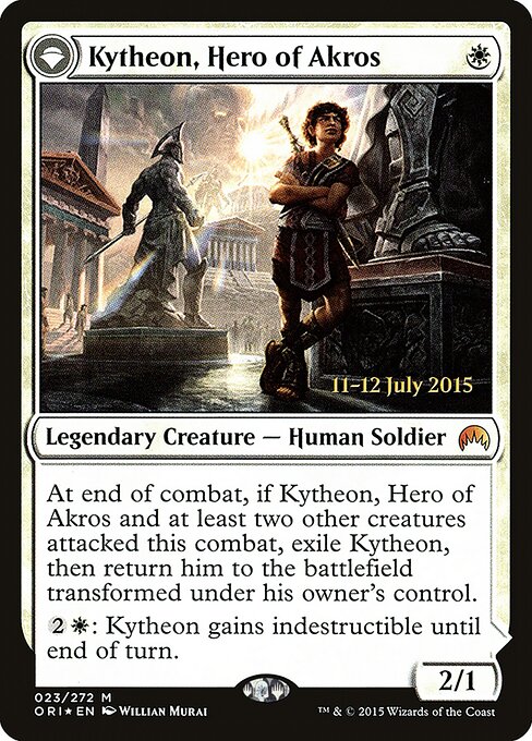 Kytheon, Hero of Akros // Gideon, Battle-Forged 23s