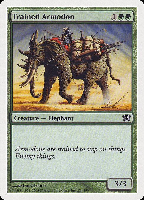 Trained Armodon 274