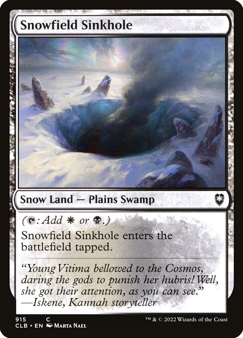 Snowfield Sinkhole 915