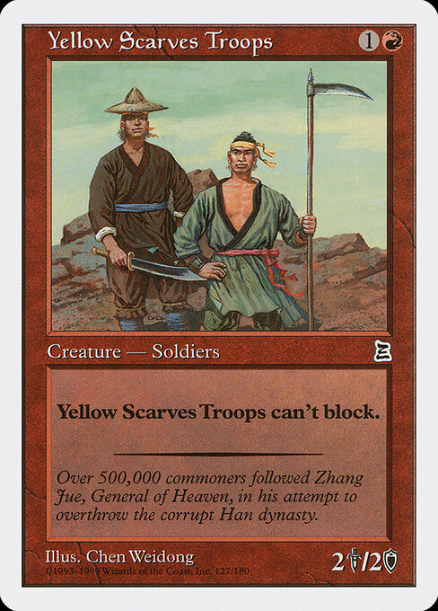 Yellow Scarves Troops 127