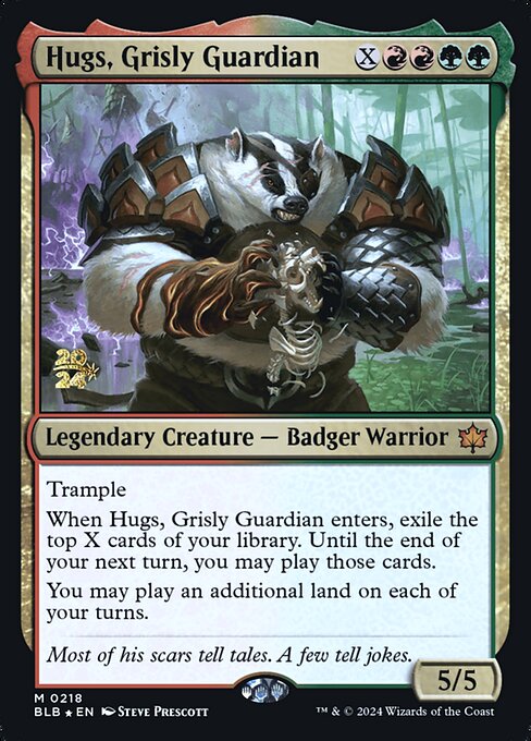 Hugs, Grisly Guardian 218s