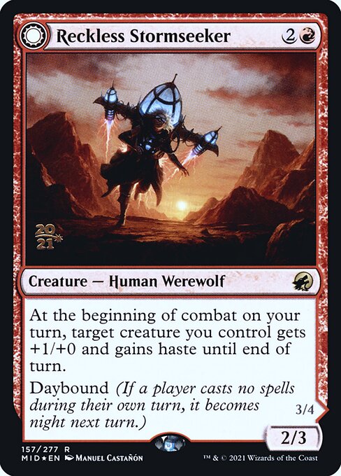 Reckless Stormseeker // Storm-Charged Slasher 157s