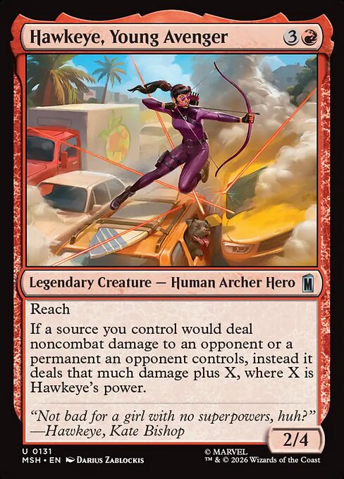 Hawkeye, Young Avenger 131