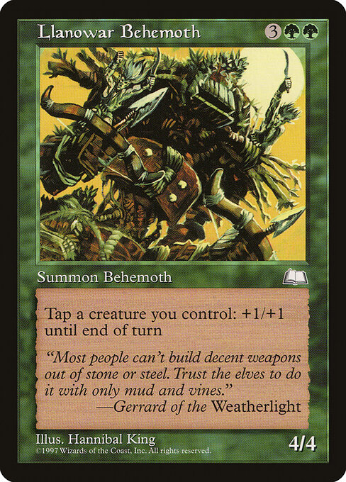 Llanowar Behemoth 132