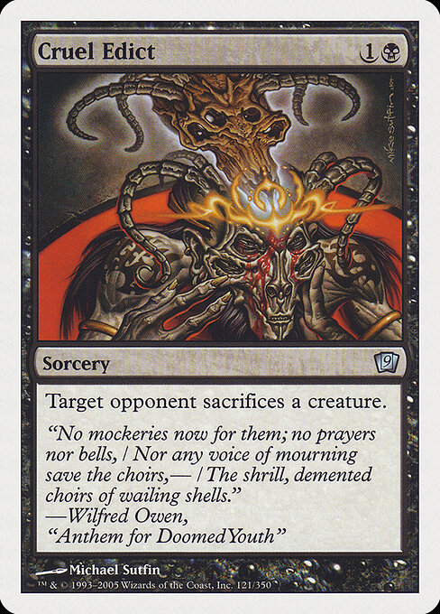 Cruel Edict 121