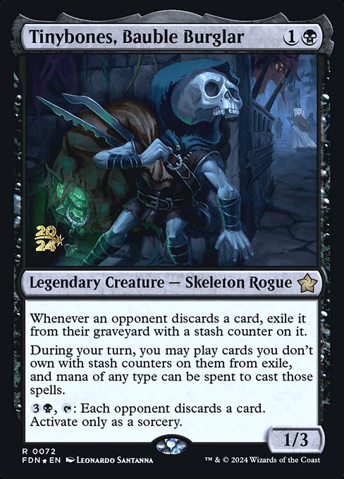 Tinybones, Bauble Burglar 72s