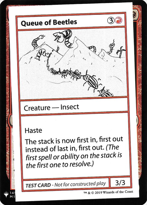 Queue of Beetles 61