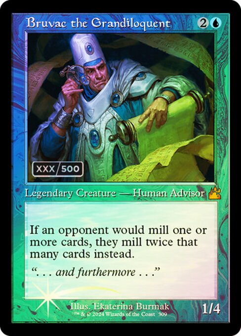 Bruvac the Grandiloquent 309z