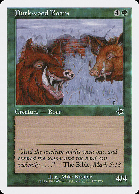 Durkwood Boars 127