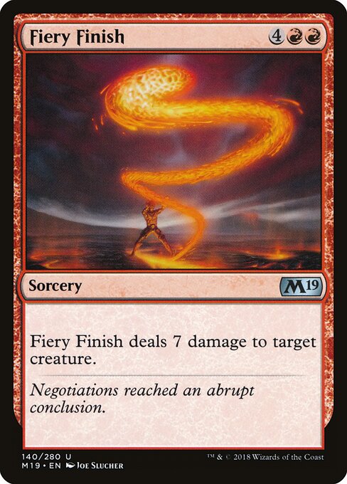 Fiery Finish 140
