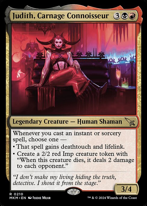 Judith, Carnage Connoisseur 210