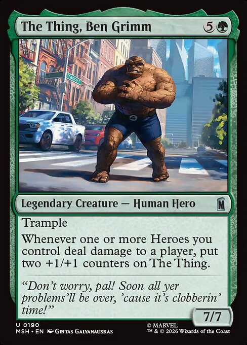 The Thing, Ben Grimm 190