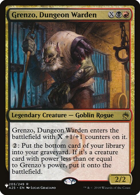Grenzo, Dungeon Warden A25-205