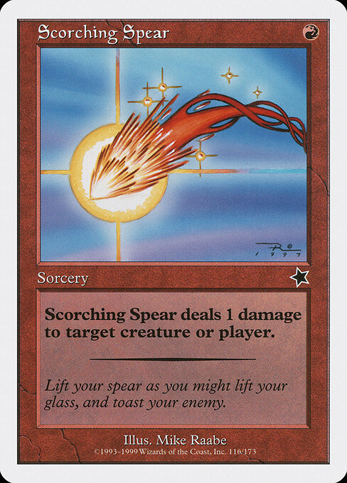 Scorching Spear 116