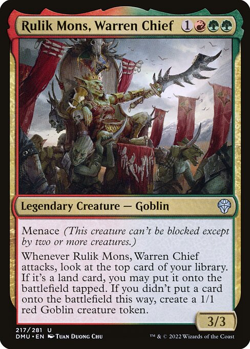 Rulik Mons, Warren Chief 217