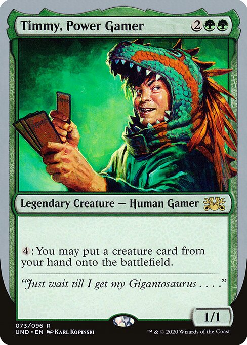 Timmy, Power Gamer 73