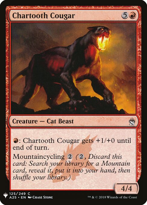 Chartooth Cougar A25-125