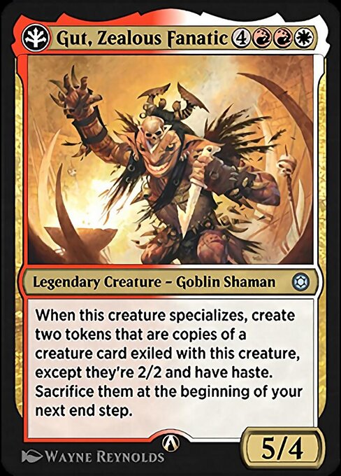 Gut, Zealous Fanatic 13w