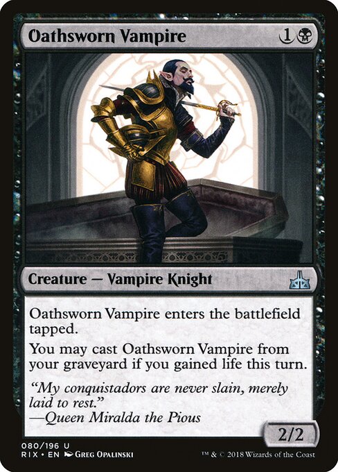 Oathsworn Vampire 80