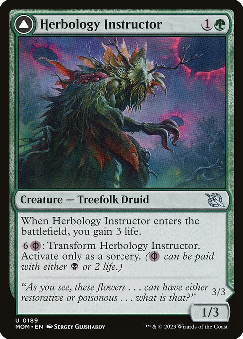 Herbology Instructor // Malady Invoker 189