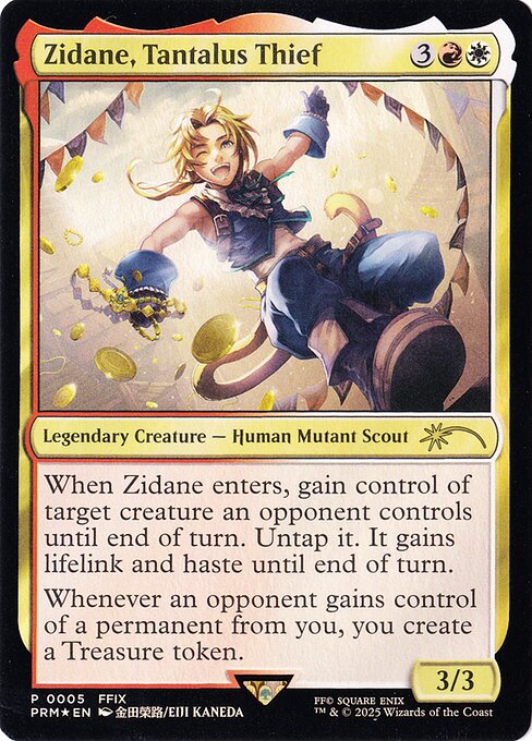 Zidane, Tantalus Thief 2025-26