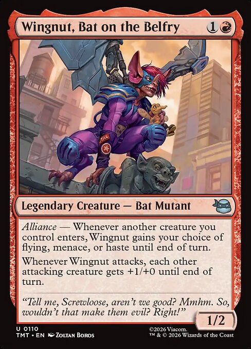 Wingnut, Bat on the Belfry 110