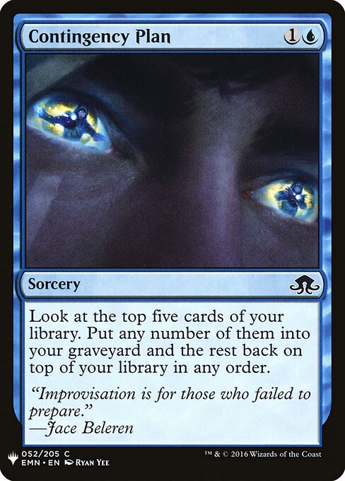 Contingency Plan EMN-52