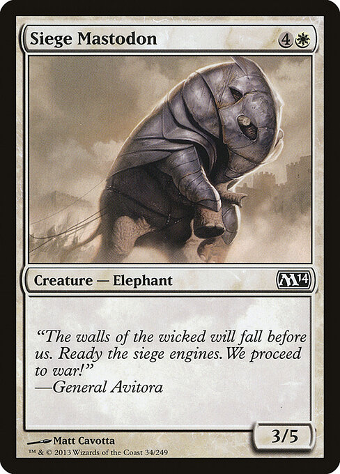 Siege Mastodon 34