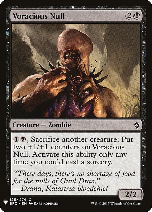 Voracious Null BFZ-125