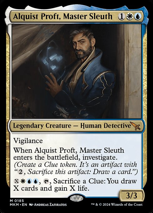 Alquist Proft, Master Sleuth 185