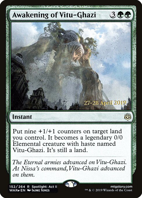 Awakening of Vitu-Ghazi 152s
