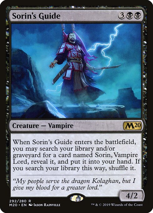 Sorin's Guide 292