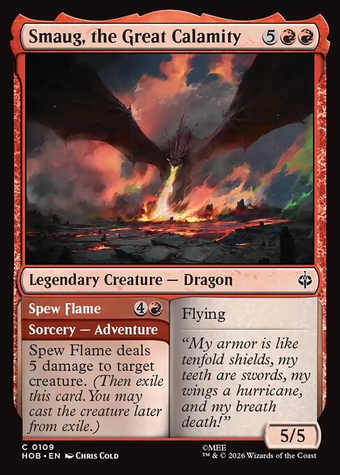 Smaug, the Great Calamity // Spew Flame 109