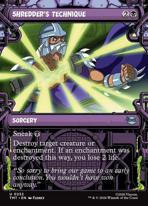 Shredder's Technique 232