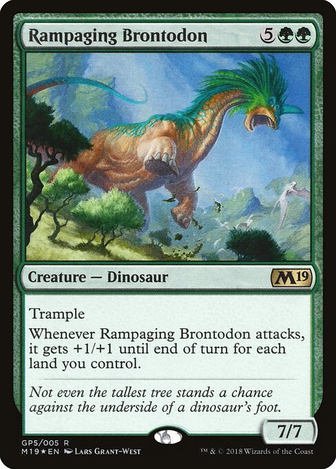 Rampaging Brontodon GP5