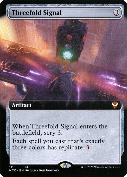 Threefold Signal 111