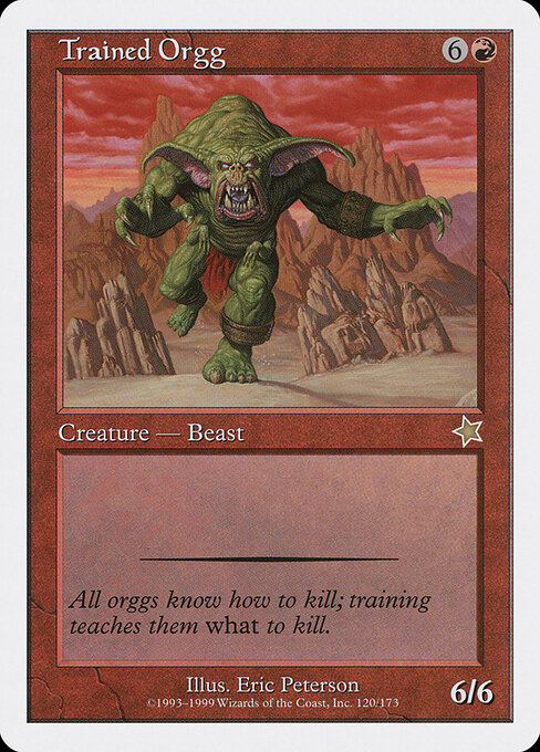 Trained Orgg 120