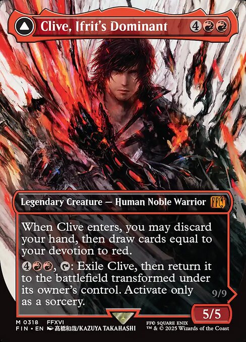 Clive, Ifrit's Dominant // Ifrit, Warden of Inferno 318