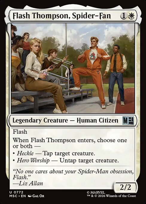 Flash Thompson, Spider-Fan 772