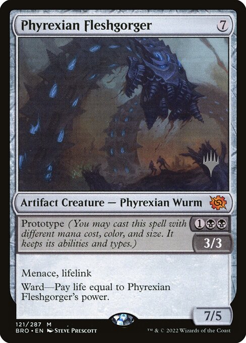 Phyrexian Fleshgorger 121p