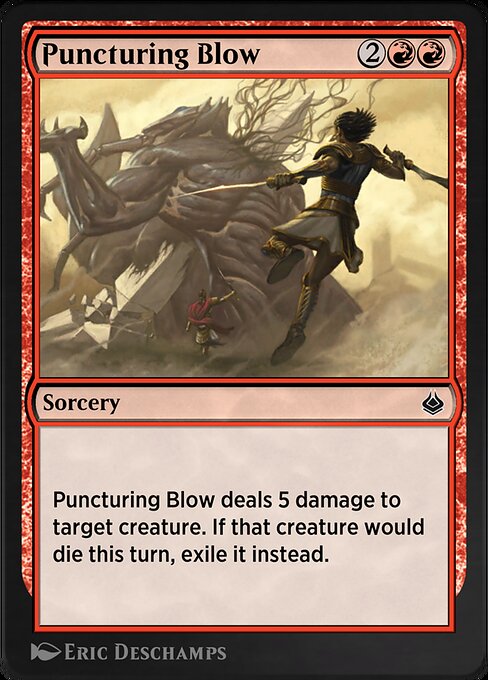 Puncturing Blow 171