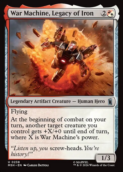 War Machine, Legacy of Iron 238
