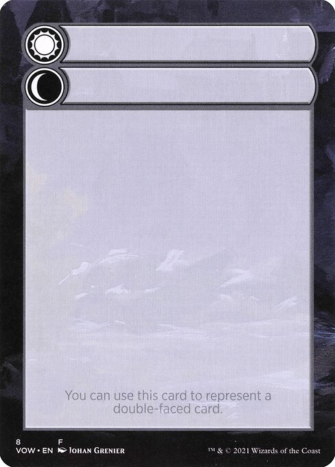 Double-Faced Substitute Card 8