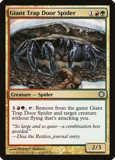 Giant Trap Door Spider 293