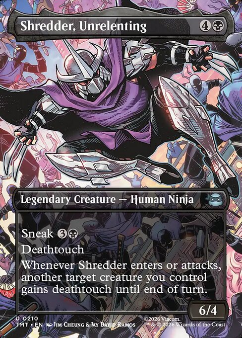 Shredder, Unrelenting 210