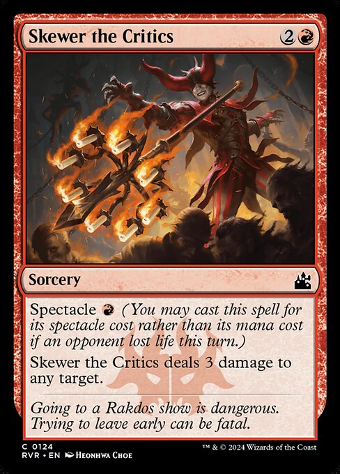 Skewer the Critics 124