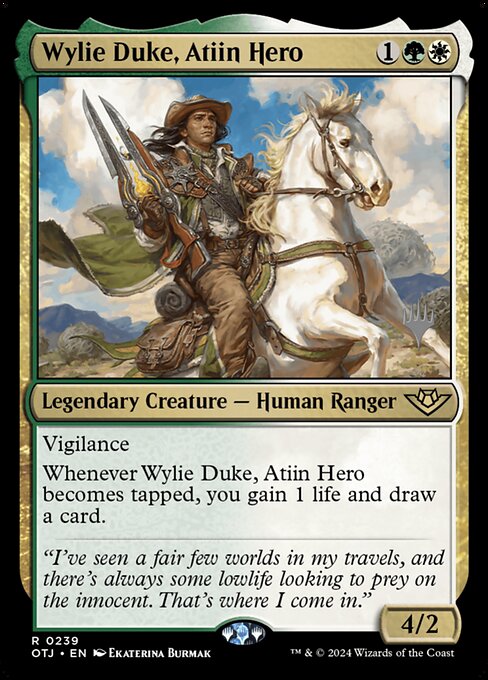 Wylie Duke, Atiin Hero 239p