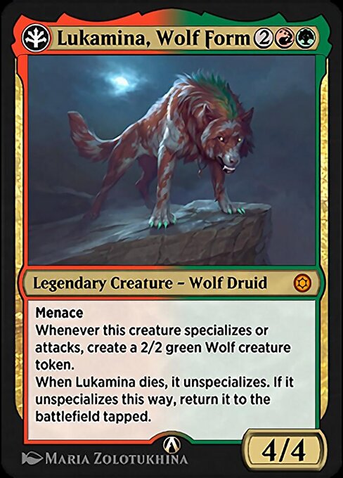 Lukamina, Wolf Form 17r
