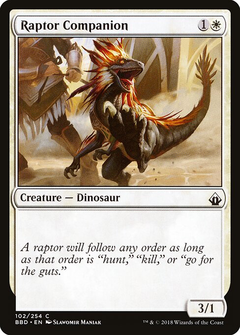 Raptor Companion 102