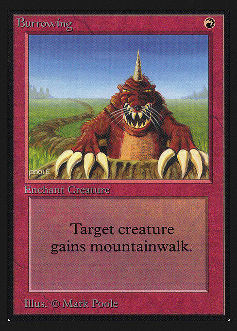 Burrowing 139